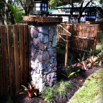 Stone Pillar Entry Feature